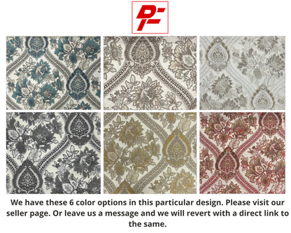 Jacquard in Valentine Damask - Perfect for Dining Chairs (Antique Elegance)