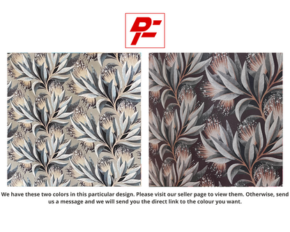 Velvet in Floral – Ideal for Sofa Upholstery & Cushion Covers (Elegant Bloom)