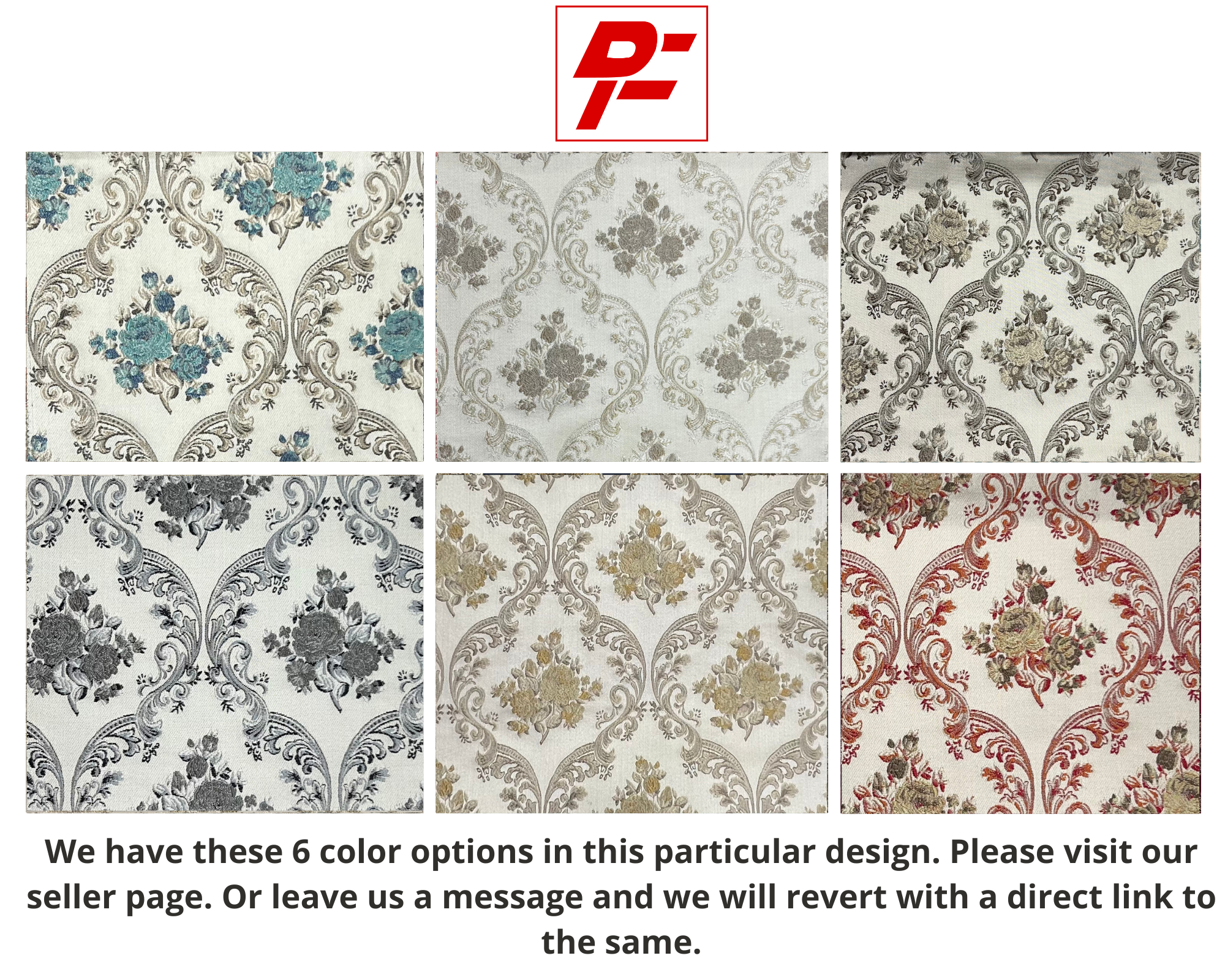 Jacquard Brocade in Damask  – Ideal for Upholstery & Drapes (Victorian Grace)