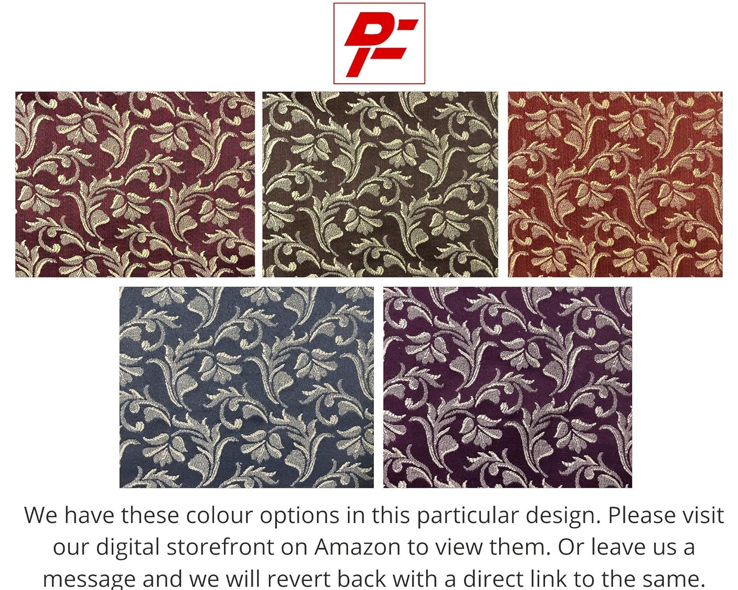 Jacquard in Floral Vine – Ideal for Upholstery & Chairs (Vintage Bloom)