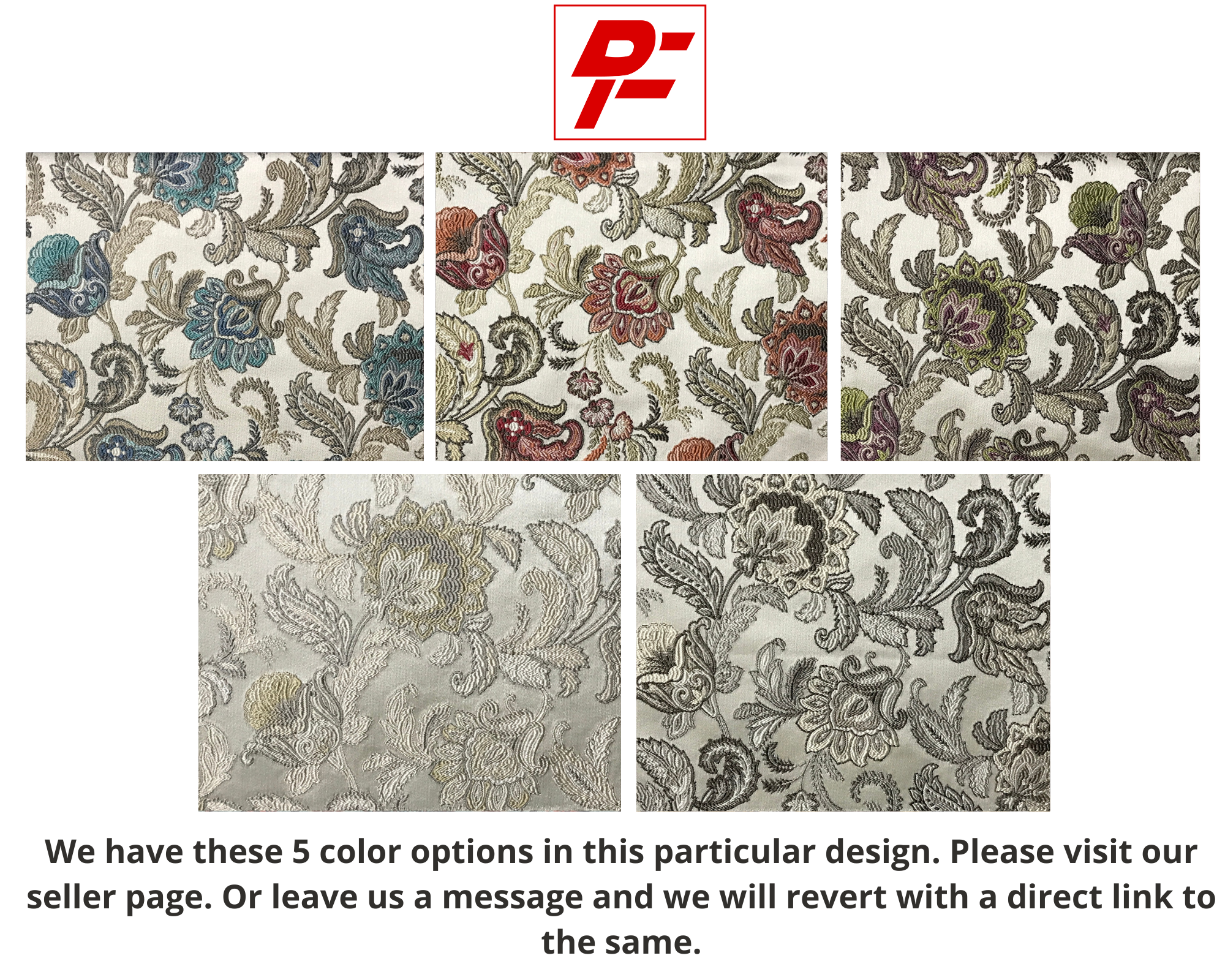 Jacquard in Floral – Ideal for Upholstery & Décor (Classic Bloom)