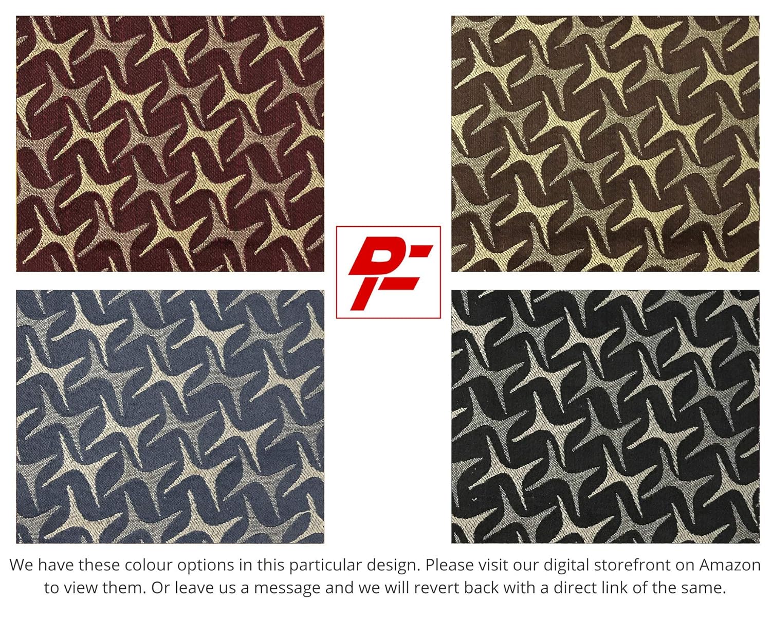 Jacquard in Geometric – Perfect for Upholstery & Curtains (Contempo Grid)